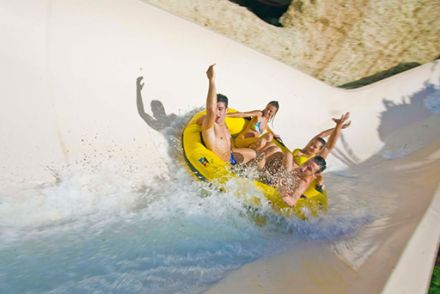 Mekong Rapids Tobogán de neumáticos gigante acuático Siam Tenerife